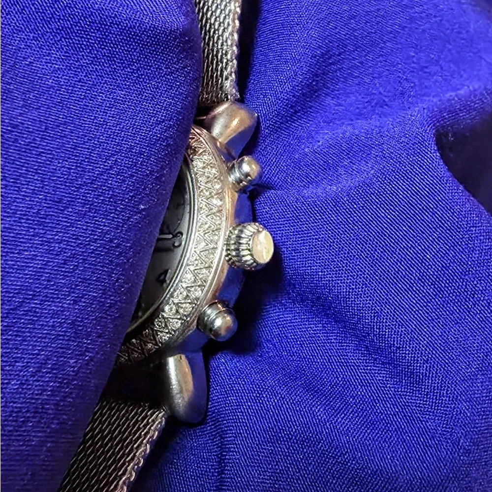 Michelle Lilou Diamond Paved 33Mm Swiss Chrono Swiss Made Women's Watch - Picture 8 of 8